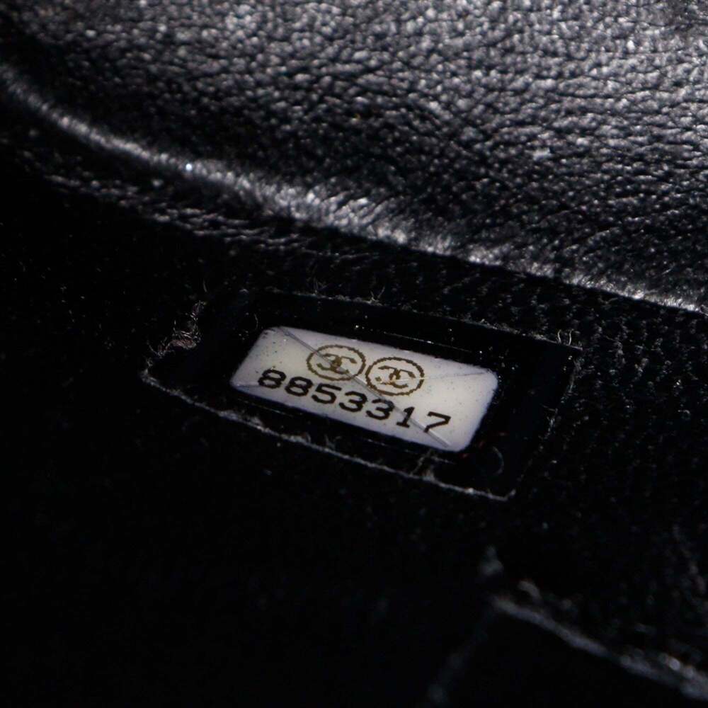 CHANEL Black Caviar Leather Logo Tote Bag - Picture 12 of 12